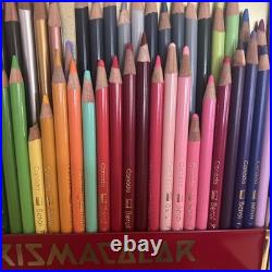 Eagle Prismacolor Berol Art Set 60 Color No 960 Colored Pencil Red Box Compl VTG