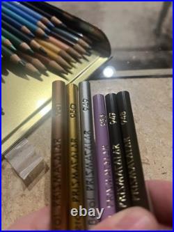 Eagle Prismacolor Berol Art Set 60 Color No 960 Colored Pencil Red Box Compl VTG