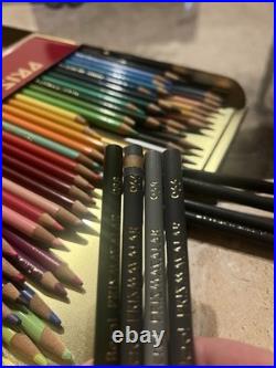 Eagle Prismacolor Berol Art Set 60 Color No 960 Colored Pencil Red Box Compl VTG