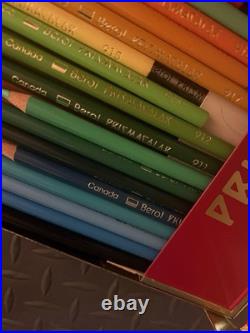 Eagle Prismacolor Berol Art Set 60 Color No 960 Colored Pencil Red Box Compl VTG