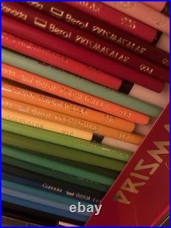 Eagle Prismacolor Berol Art Set 60 Color No 960 Colored Pencil Red Box Compl VTG