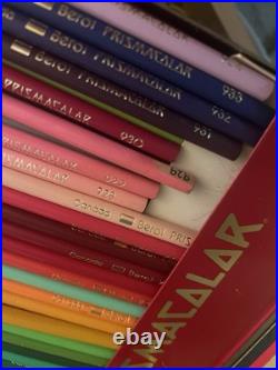 Eagle Prismacolor Berol Art Set 60 Color No 960 Colored Pencil Red Box Compl VTG