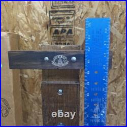 Easel Antique Anco Bilt Large Wooden Floor Folding Artist Studio with Box