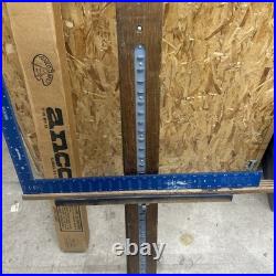 Easel Antique Anco Bilt Large Wooden Floor Folding Artist Studio with Box