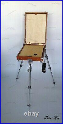 Easel Sketch Box Artists Portable Wooden. Podolsk. Russian. Minimum size Tripod