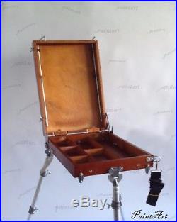 Easel Sketch Box Artists Portable Wooden. Podolsk. Russian. Minimum size Tripod