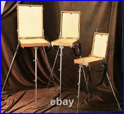 Easel Sketch Box Painter Case Portable Folding Adjustable Height BIRCH Russian R