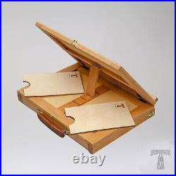 Easel for watercolor, A4 Drafting board, table easel, Desktop easel with box