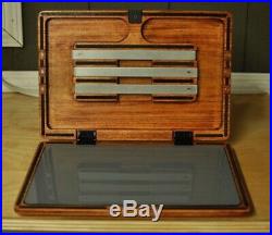 Edge Pro Gear Paintbook (Large Easel), Cherry Wood pochade paint box