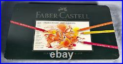 FABER-CASTELL Polychromos Artists' COLORED PENCILS Tin of 120 Colours NEW SEALED