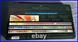 FABER-CASTELL Polychromos Artists' COLORED PENCILS Tin of 120 Colours NEW SEALED