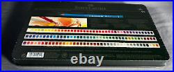 FABER-CASTELL Polychromos Artists' COLORED PENCILS Tin of 120 Colours NEW SEALED