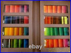FELISSIMO Colored Pencil 200 Colors Set 8.5cm with Coloring Cards Boxed Used JP