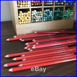 FELISSIMO Colored Pencils 500 complete stored wooden case box Stationery