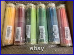 FELISSIMO Colored Pencils Set 150 Pieces Transparent Case Multicolor