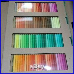 FELISSIMO Colored mini Pencils 200 complete stored case box Stationery portable