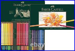 Faber-Castel 110060 Polychromos Colored Pencil Set In Metal Tin, 60 Pieces