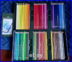 Faber-Castel 110060 Polychromos Colored Pencil Set In Metal Tin, 60 Pieces