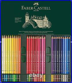 Faber-Castel 110060 Polychromos Colored Pencil Set In Metal Tin, 60 Pieces