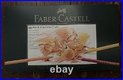 Faber-Castell 110060 Polychromos Colored Pencil Set In Metal Tin 60pc