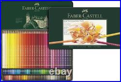 Faber Castell 120 Count Colored Pencils Premium Quality Art Set in Metal Tin