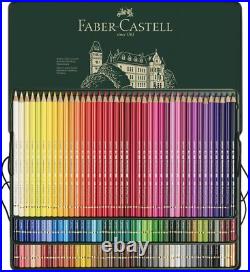 Faber Castell 120 Count Colored Pencils Premium Quality Art Set in Metal Tin