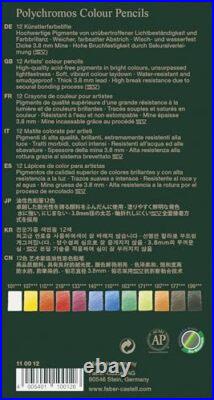 Faber Castell 120 Count Colored Pencils Premium Quality Art Set in Metal Tin