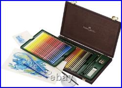 Faber Castell Albrecht Durer Watercolor Multicoloured Pencils Wood Case of 46