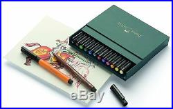 Faber Castell Gift Box Set of 12 24 48- 60 India Ink Pitt Brush Artists Pens