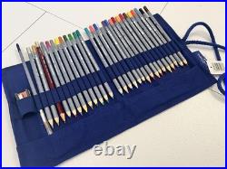 Faber Castell Gold Watercolor Pencil Roll Set Used, No Box