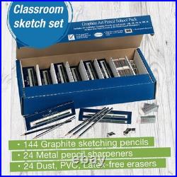 Faber-Castell Goldfaber Sketching Pencil Set School Pack, Set of 144