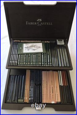 Faber-Castell Pitt Monochrome 86 Drawing Materials With Case Free Shipping