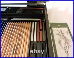 Faber-Castell Pitt Monochrome 86 Drawing Materials With Case Free Shipping
