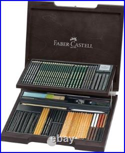 Faber Castell Pitt Monochrome Wooden Case Accessories Gift Faber Castell Pitt Monochrome Wooden Case Accessories Gift