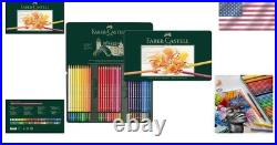 Faber-Castell Polychromos 60-Color Artist Pencils Set in Metal Tin