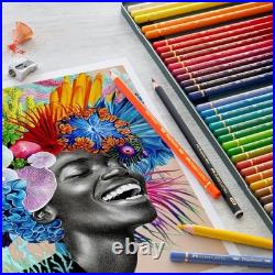 Faber-Castell Polychromos 60-Color Artist Pencils Set in Metal Tin