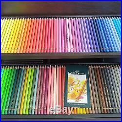 Faber Castell Polychromos Colored Pencils set of 120 Wooden Box / 120 Wood Case