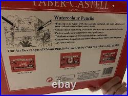 Faber-Castell Watercolour Pencils, case 255 pencils plus brushes all new in box