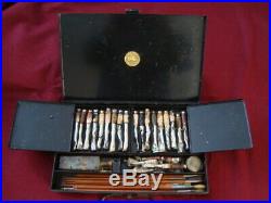 Fabulous Vintage Winsor And Newton Oil Colour Set In Metal Box Great Display