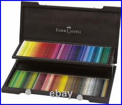 Farber Castel Polychromos Colored Pencils 120 Color Set Wooden Box 110013 F/S