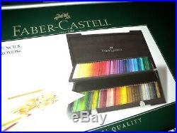Farber Castel Polychromos Colored Pencils 120 Color Set Wooden Box 110013. MINT