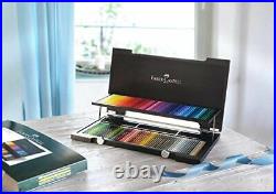 Farber Castel polychromos colored pencils 120 color set wooden box 110013 NEW