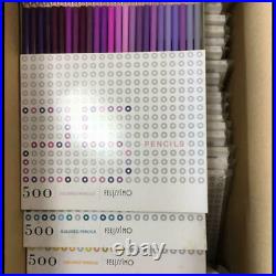 Felissimo 500 Color Pencils Colored Pencils Set Of 500 complete 1 box 25 colors