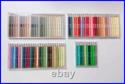 Felissimo Color Museum 25-Color Pencils Set of 7 with 185 Colors in Box