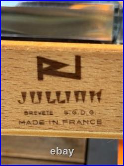 Five Authentic Jullian French artist paint boxes, made in France