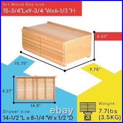 Foldable Beech Wood Storage Organizer