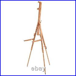 Folding Easel with Shelf Brackets (MBM-27), Brown