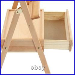 French Beech Easel Stand Wooden Sketch Box Dispaly Artist Painting Art Supply