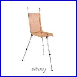 French Easel Foldable Sketchbox Easel Portable for Plein Air, Painters, Students