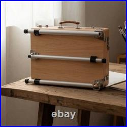 French Easel Foldable Sketchbox Easel Portable for Plein Air, Painters, Students